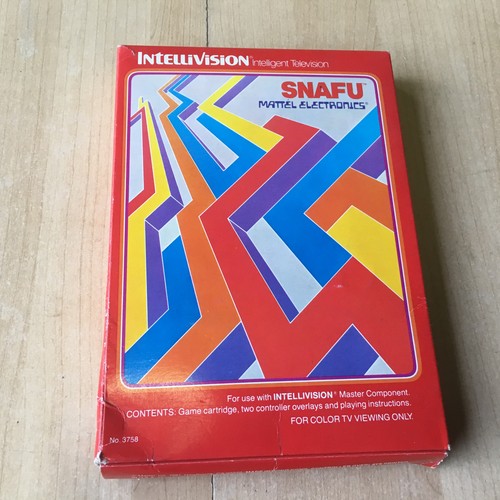 Jeu intellivision snafu - intellivision,