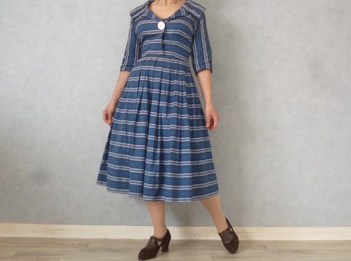 Vintage 1950 full skirt fit - 1950,