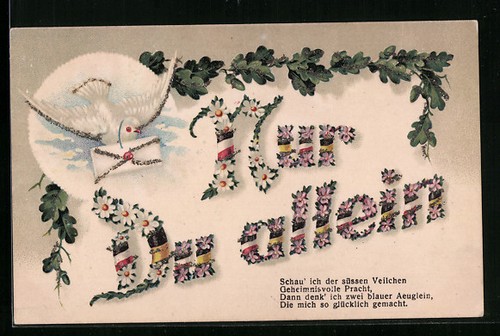 Inscription carte postale