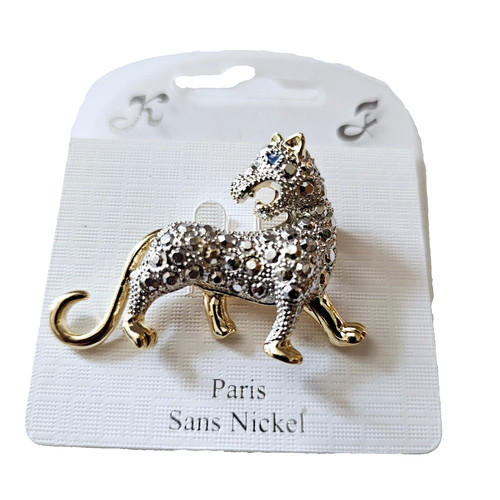 Broche tigre panthère - tigre,