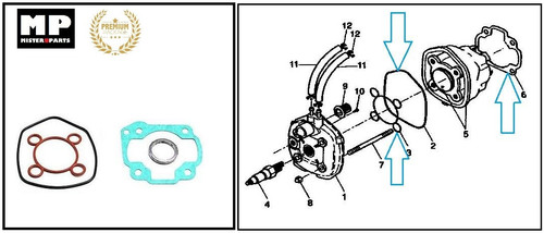 Pochette joints haut moteur - pochette,