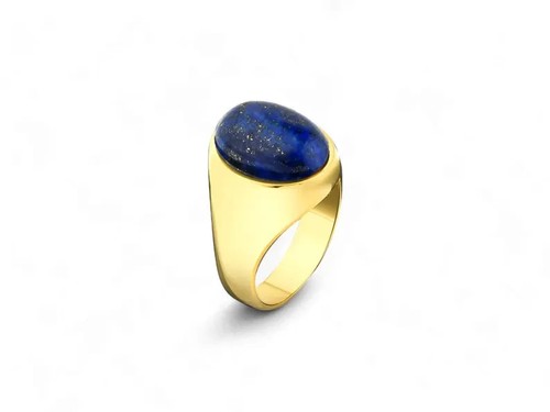 Bague chevalière ovale - , en