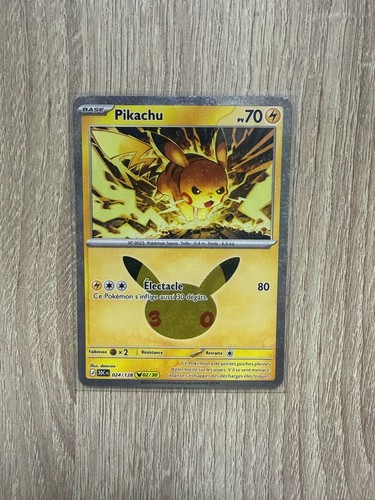 Carte pokémon pikachu - carte,