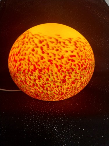 Lampe boule signée - boule,,
