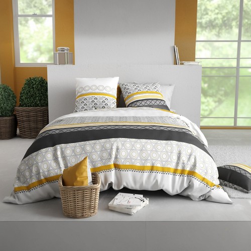 Parure lit 220x240 coton - de,