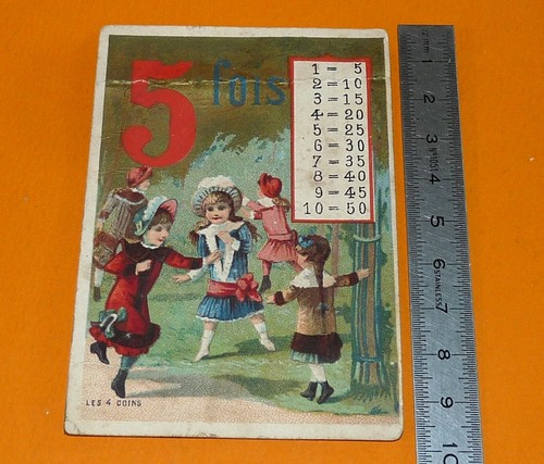 Chromo 1890 1910 table - 1910,