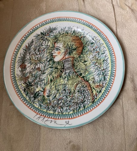 Assiette signé jean - signé,