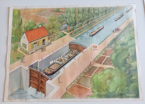 Affiche scolaire canal - scolaire, le