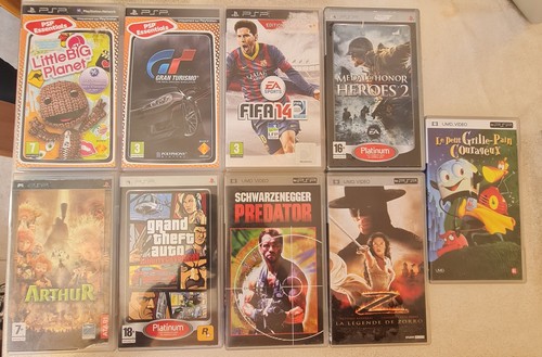 Lot psp jeux 3 - jeux,