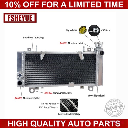 Row aluminium radiator fit - row,