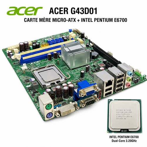 Carte mère acer g43d01 lga775 - acer,