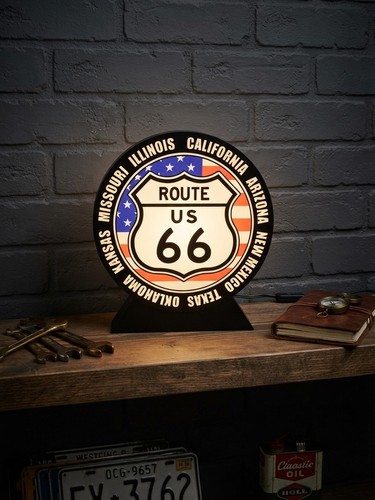Enseigne route lumineuse - route,