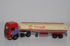 CAMION MAJORETTE VOLVO MAGNUM B12 1:60 AVEC COQUE CITERNE REMORQUE EXCELLENT