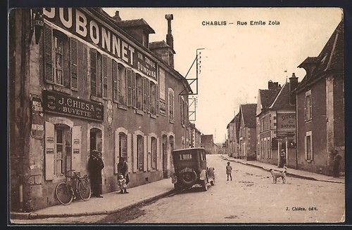 Cpa chablis rue - cpa, Émile