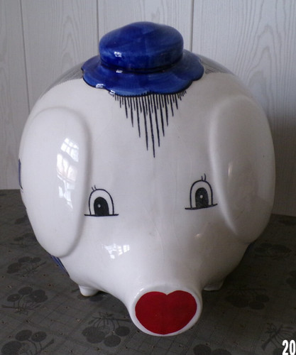 Cochon tirelire vintage - cochon,