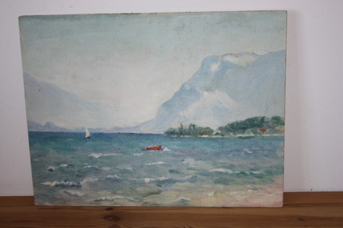 Peinture marine bateau lac - marine,