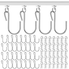 120 Pièces Crochets Rideaux