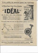 "Idéal" - Moyeu Super-Frein