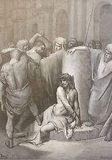 Jésus-Christ la flagellation d'après Gustave Doré 1874 
