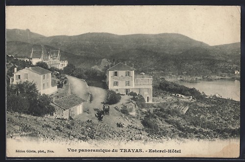 Cpa trayas vue panoramique - trayas,,