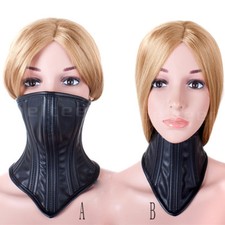 Collier de posture tête haute pour soumission BDSM Neck Corset Collar Restraint