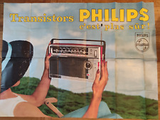 antique posters - PHILIPS RADIO TRANSISTORS