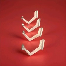 Lot 4 Patères D'ancienne École Aluminium 50-60 , Porte Manteau Vintage 