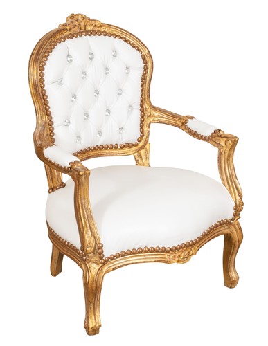Poltrona enfant style louis - poltrona,