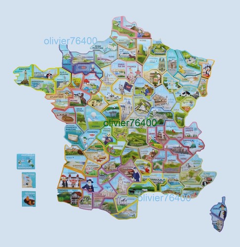 Magnet gaulois carte de - carte,