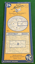 Michelin tyre card No. 24 - Andermatt Bolzano - 1948 - nice condition