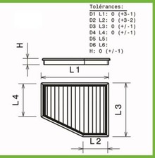Filtre a air Green pour Lexus