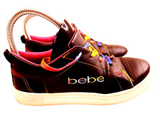 Bebe Girls 3 Black Neon Rainbow Sneakers Neon Laces New Balance Shoes