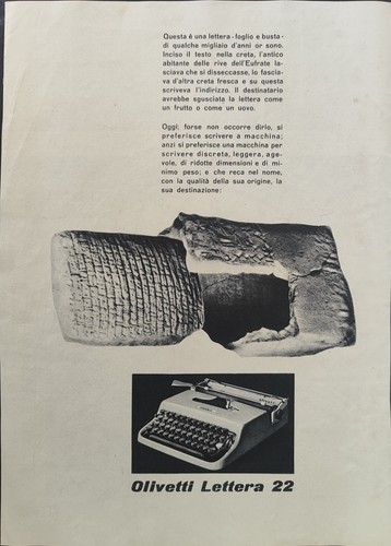Olivetti lettera machine à - lettera,