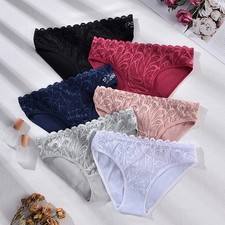 Culotte Femme en Dentelle Sans