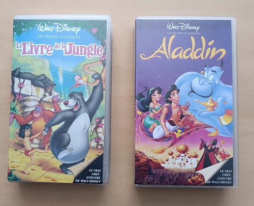 Lot cassettes vhs disney - cassettes,