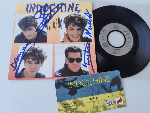 Indochine autographe 45t kao - 45t,
