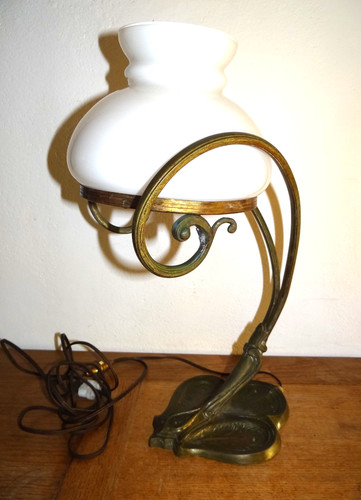 Belle lampe art nouveau - lampe,