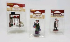 NOS Lemax Christmas Village Collection - Shovels & Salt /Shopping Day /#02405A