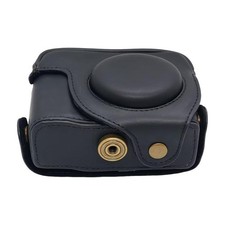 Sac en cuir rétro noir avec