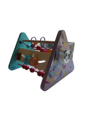 5 ⚜️ Wooden Activity Triangle Abacus Game Toy