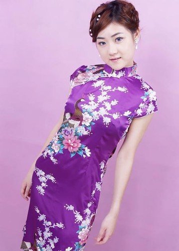 Jolie mini robe - mini, chinoise