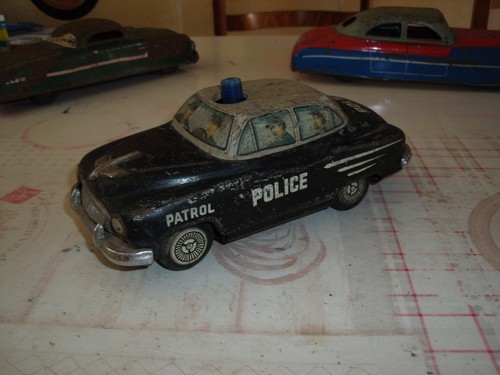 Jouet ancien voiture police - police, en