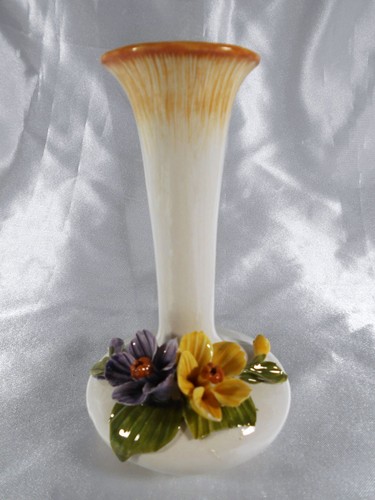 Vase décor fleurs - (,