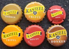 Lot of 6 different capsules KASTEEL Beer Belgium 