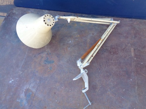 Lampe articulée bras - , ancienne