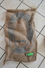 Sac en toile de jute ancien