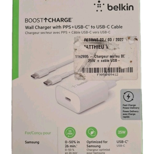 Chargeur belkin 25w optimisé - belkin,