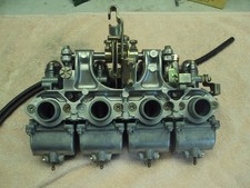 Honda  CB400  / CB350 Four  fully rebuilt set of carbs Keihin number 054A