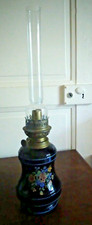 LAMPE A HUILE COMPLETE AVEC MECHE ET VERRE