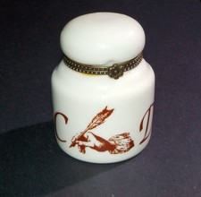 Encrier en porcelaine avec